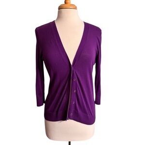 GAP Factory Royal Purple Lightweight Women's Cardigan size small